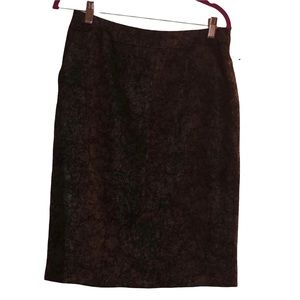 Coldwater Creek brown skirt size 8